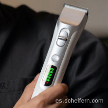 Clippers de pelo profesional LED eléctrico sin cable